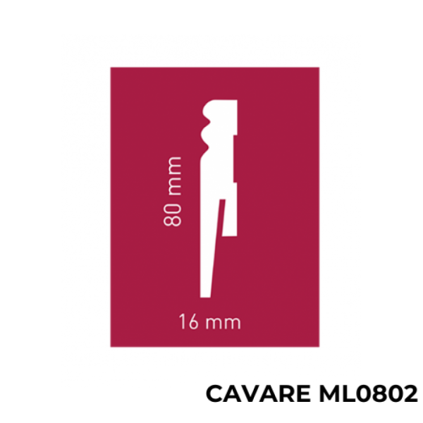 Number 4 of CAVARE ML0802 Grau - Hamburger leiste 80 mm